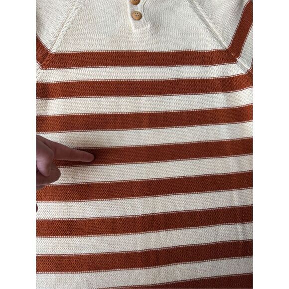 Free People Beach 100% Cotton Striped Renegade Tunic Sweater - Picture 9 of 13